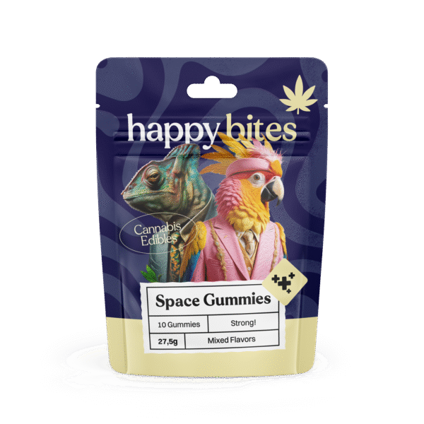 Happy Bites HHC Gummies – Mixed Flavours ‘Zoo’ (10 pcs x 25mg = 250mg) – Happy Bites HHC