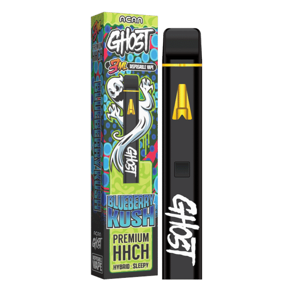 Acan Ghost Blueberry Kush (Hybrid) – 3ml – HHC Vape