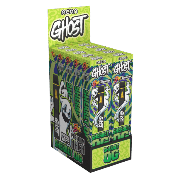 Acan Ghost Sherbet OG (Indica) – 3ml – HHC Vape